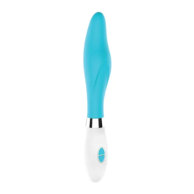Shots Luminous Athamas Silicone 10 Speed Vibrator, Turquoise