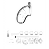 Shots Man Cage 3.5" w/Silicone Urethral Sounding, Clear