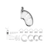 Shots Man Cage Chastity 3.5" Cock Cage Model 1, Clear