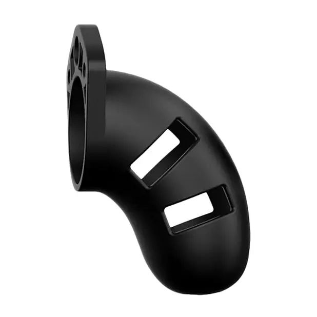 Shots Man Cage Chastity 3.5" Cock Cage Model 20, Black