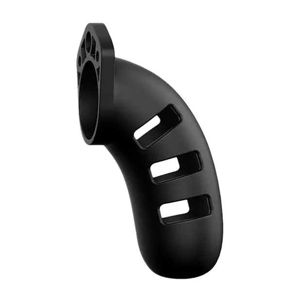 Shots Man Cage Chastity 4.5" Cock Cage Model 21, Black