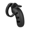 Shots Man Cage Chastity 4.5" Cock Cage Model 21, Black