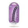 Shots Ouch 6.5’’ Beaded G-Spot Dildo - Metallic Purple - Dongs & Dildos