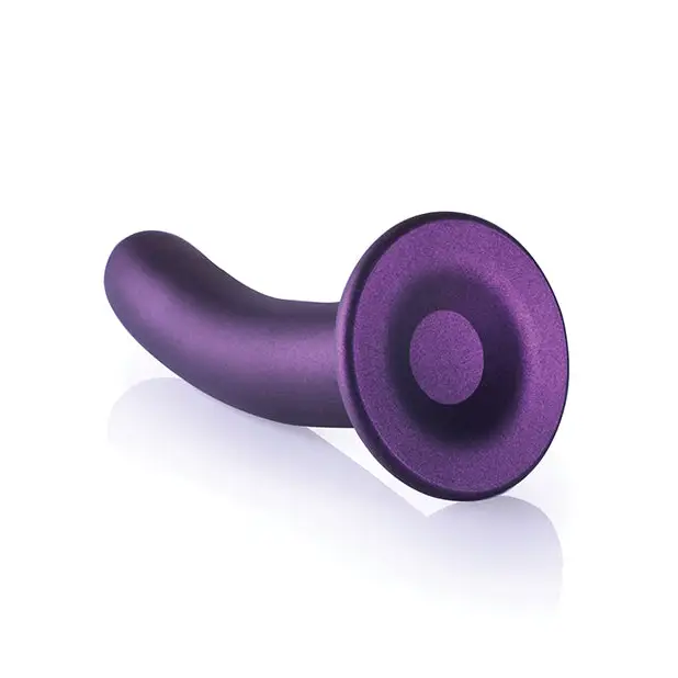 Shots Ouch 7’’ Smooth G-Spot Dildo - Metallic Purple - Dongs & Dildos
