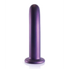 Shots Ouch 7’’ Smooth G-Spot Dildo - Metallic Purple - Dongs & Dildos
