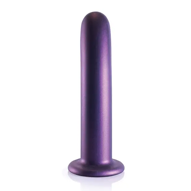 Shots Ouch 7’’ Smooth G-Spot Dildo - Metallic Purple - Dongs & Dildos