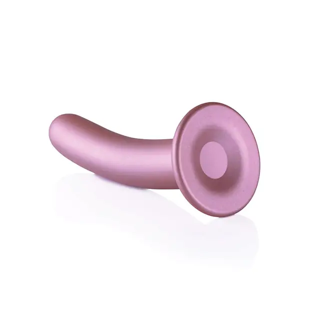 Shots Ouch 7’’ Smooth G-Spot Dildo - Rose Gold - Dongs & Dildos