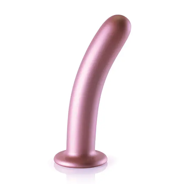 Shots Ouch 7’’ Smooth G-Spot Dildo - Rose Gold - Dongs & Dildos