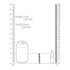 Shots Ouch 9mm Urethral Sounding Metal Plug