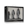 Shots Ouch Apex Butt Plug Set - Black - Anal Products
