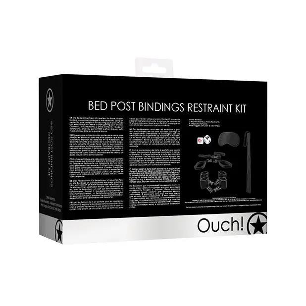 Shots Ouch Bed Post Bindings Restraint Kit