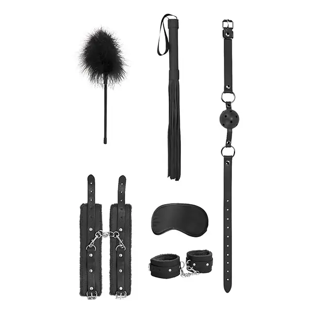 Shots Ouch Beginners Bondage Kit, Black