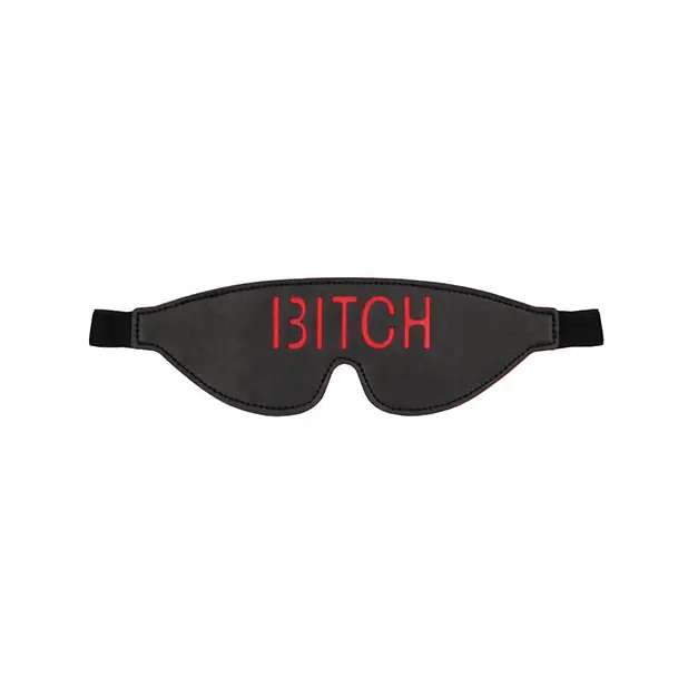 Shots Ouch Bitch Blindfold, Black