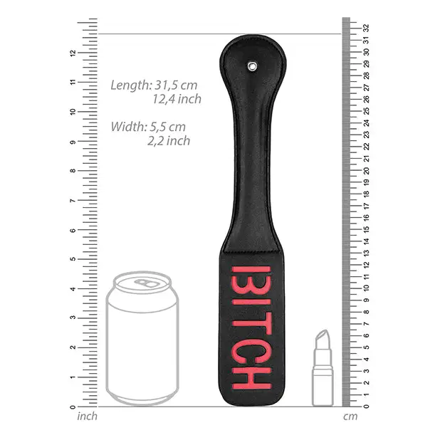 Shots Ouch Bitch Paddle, Black