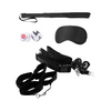 Shots Ouch Bondage Belt Restraint System, Black