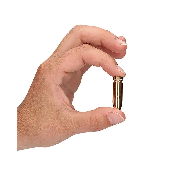 Shots Ouch Bullet Magnetic Nipple Clamps, Gold