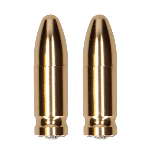 Shots Ouch Bullet Magnetic Nipple Clamps, Gold
