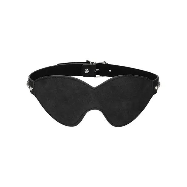 Shots Ouch Diamond Studded Eye Mask, Black
