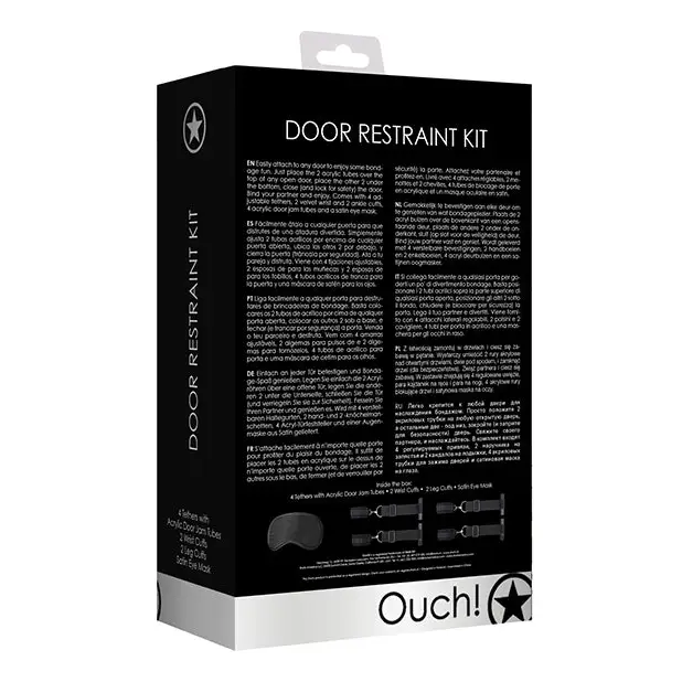 Shots Ouch Door Restraint Kit, Black