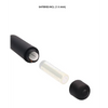Shots Ouch Extra Long Urethral Sounding Silicone Vibrating Bullet Plug, Black
