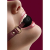 Shots Ouch Halo Breathable Ball Gag, Burgundy