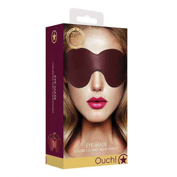 Shots Ouch Halo Eyemask, Burgundy