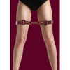 Shots Ouch Halo Thigh Cuffs, Burgundy