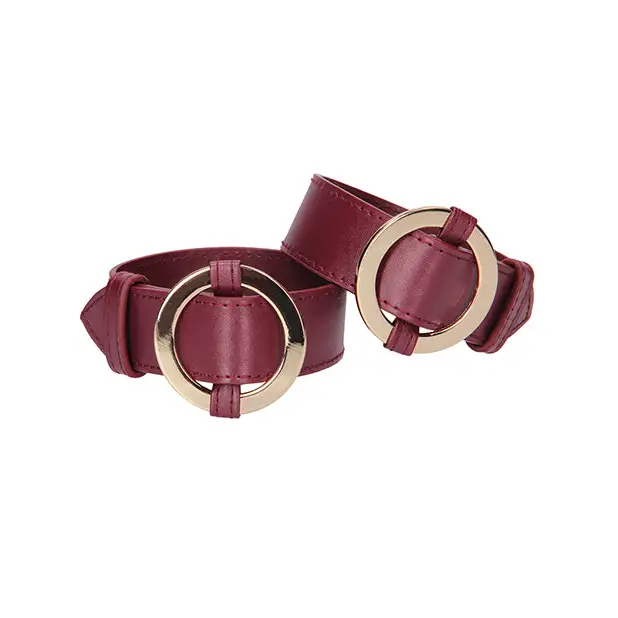 Shots Ouch Halo Wrist or Ankle Cuffs, Burgundy