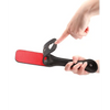 Shots Ouch Hearts Paddle, Black