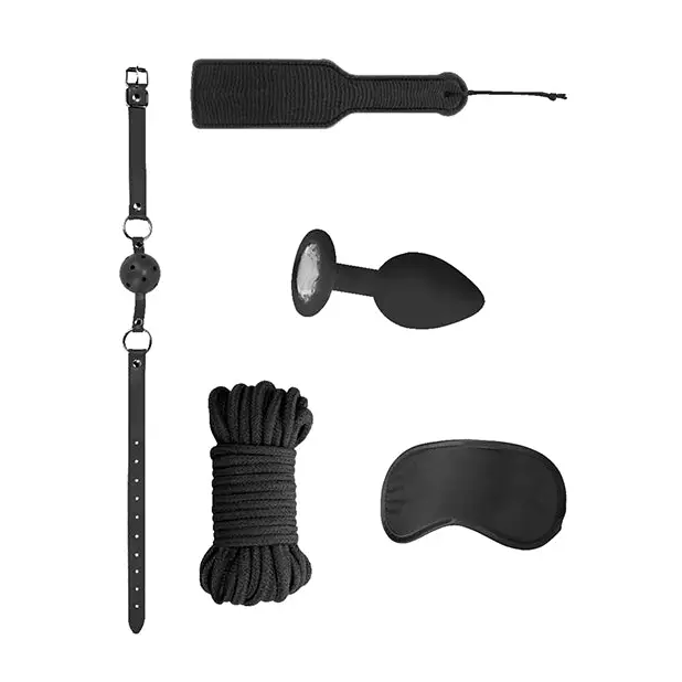 Shots Ouch Introductory Bondage Kit #5, Black