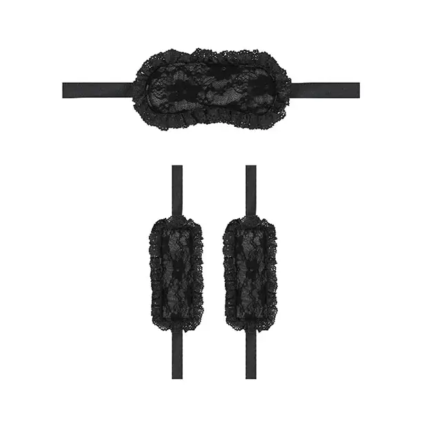 Shots Ouch Introductory Bondage Kit #7, Black