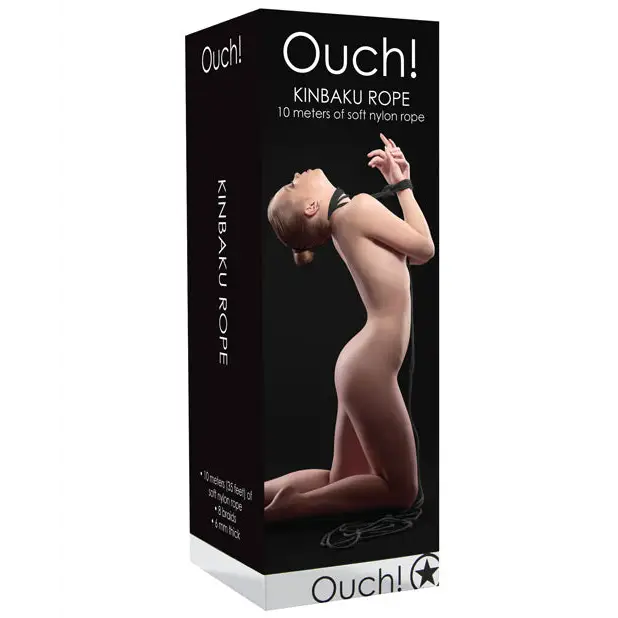 Shots Ouch Kinbaku Rope, Black