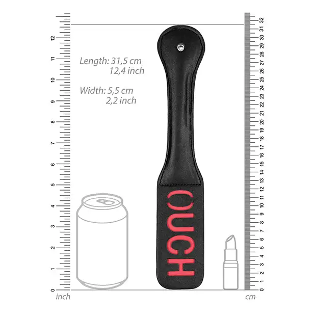 Shots Ouch Ouch Paddle, Black