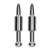 Shots Ouch Pin Magnetic Nipple Clamps, Silver