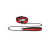 Shots Ouch Puppy Play Puppy Collar w/Leash, Red