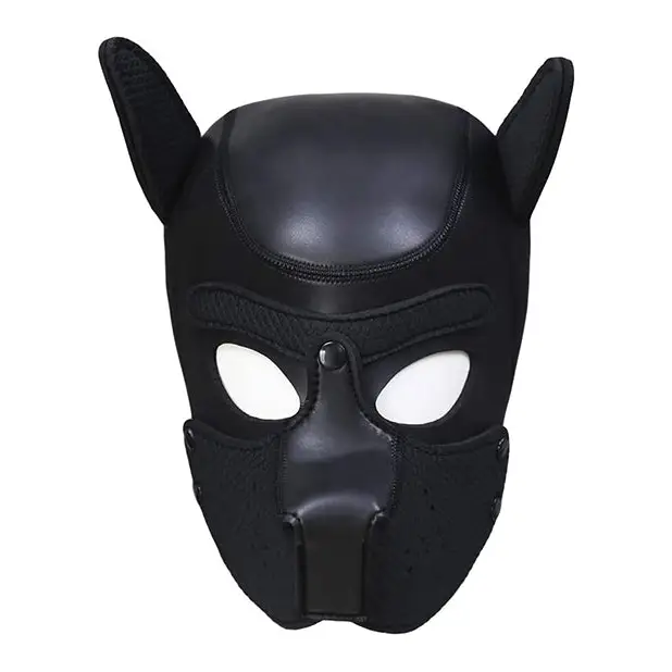 Shots Ouch Puppy Play Puppy Hood, Black