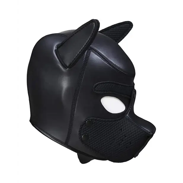 Shots Ouch Puppy Play Puppy Hood, Black