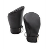 Shots Ouch Puppy Play Lined Fist Mitts, Black