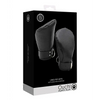 Shots Ouch Puppy Play Lined Fist Mitts, Black
