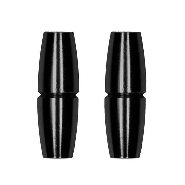 Shots Ouch Sensual Cylinder Magnetic Nipple Clamps, Black