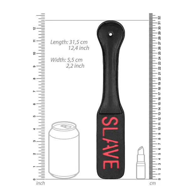 Shots Ouch Slave Paddle, Black