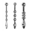 Shots Ouch Urethral Sounding Metal Plug Set, 58mm