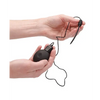 Shots Ouch Urethral Sounding Silicone Rechargeable & Remote Controlled Vibrating Plug, Black