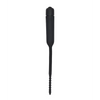 Shots Ouch Urethral Sounding Silicone Vibrating Bullet Plug w/Beaded Tip, Black