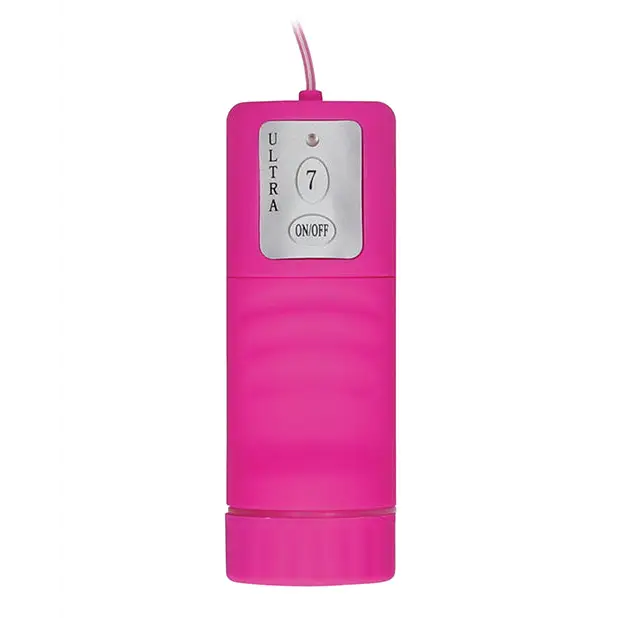 Shots Ouch Vibrating Silicone Strapless Strap On w/Controller, Pink