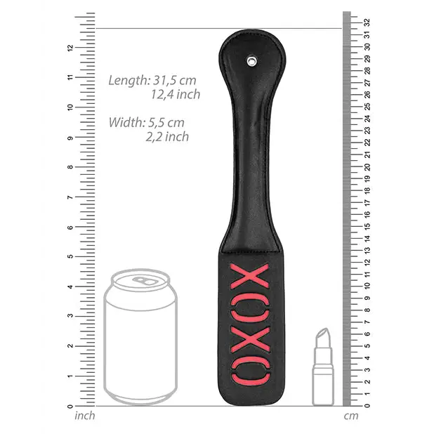 Shots Ouch XOXO Paddle, Black