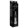 Shots Pumped Automatic Cyber Pump Masturbation Sleeve w/Free Silicone Cock Ring, Clear