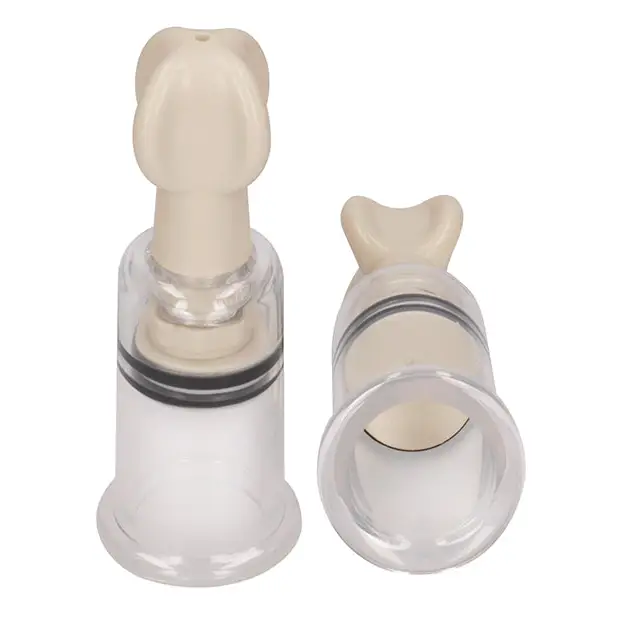 Shots Pumped Nipple Suction Set, Small Clear