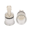 Shots Pumped Nipple Suctions Set, Large Clear