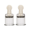 Shots Pumped Nipple Suctions Set, Large Clear